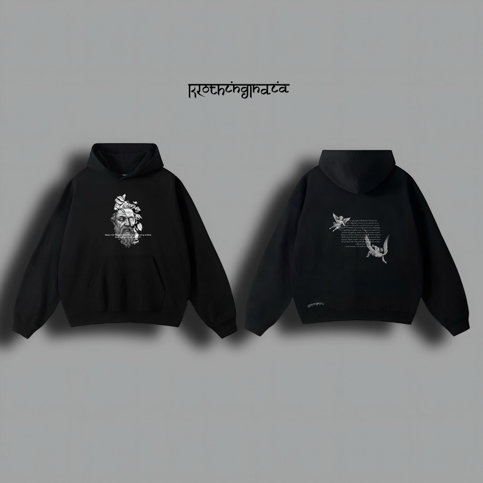 GOD-TIER PRINTED HOODIE (Unisex) (S)