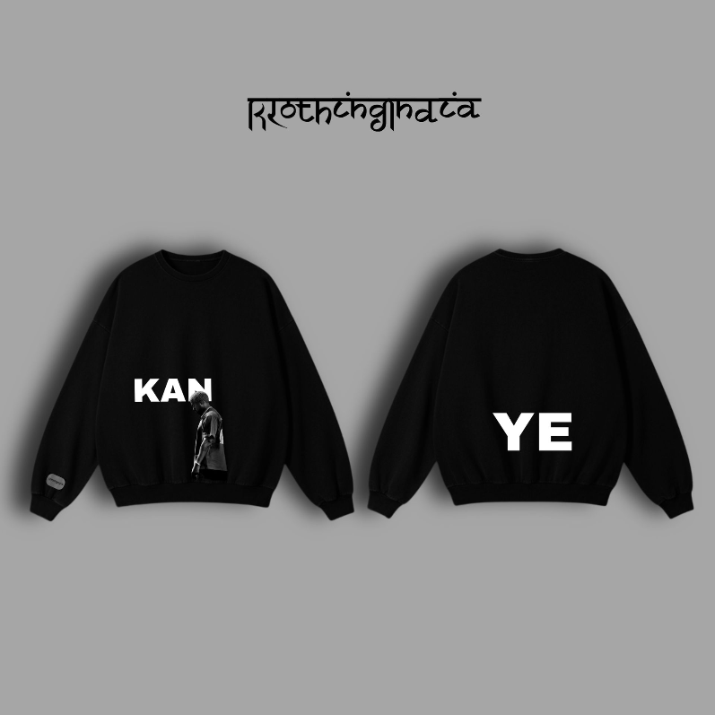 ARTIST PRINTED OVERSIZED SWEATSHIRT (Unisex) (S)