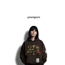 FORMULA1 PRINTED OVERSIZED RACING HOODIE (Unisex)