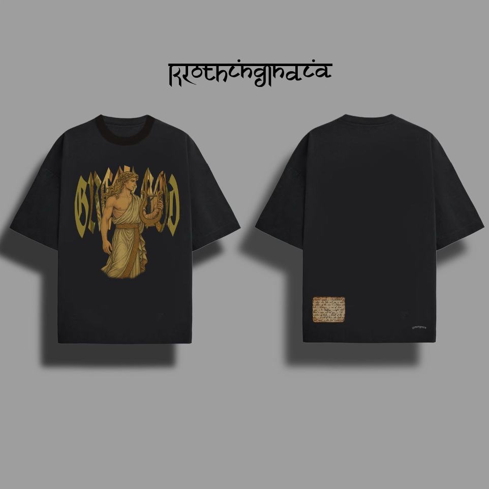 GREEK GOD PRINTED T-SHIRT (Unisex) (S)