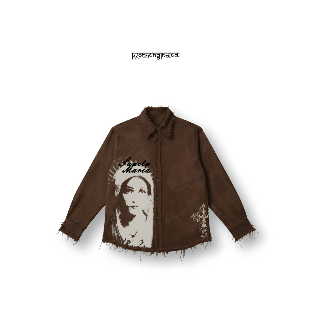 Brown corduroy shirt